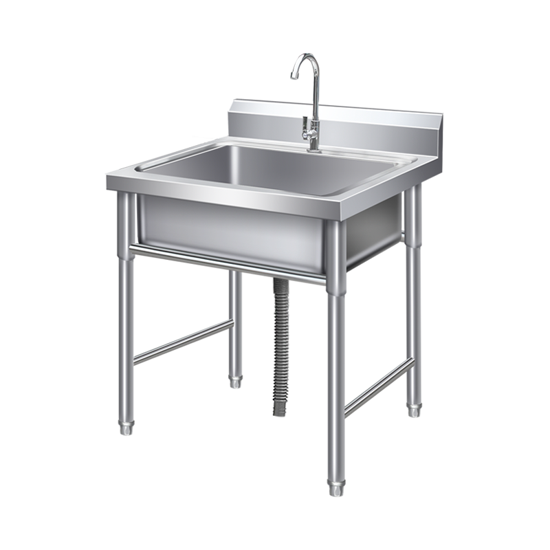 Commercial Kitchen Double Sink - حوض غسيل تجاري من الفولاذ المقاوم