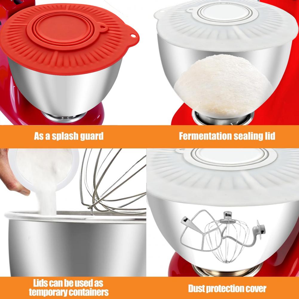 Kitchenaid Mixer Hand Mixer - واقي من الرذاذ للمزج، غطاء سيليكون