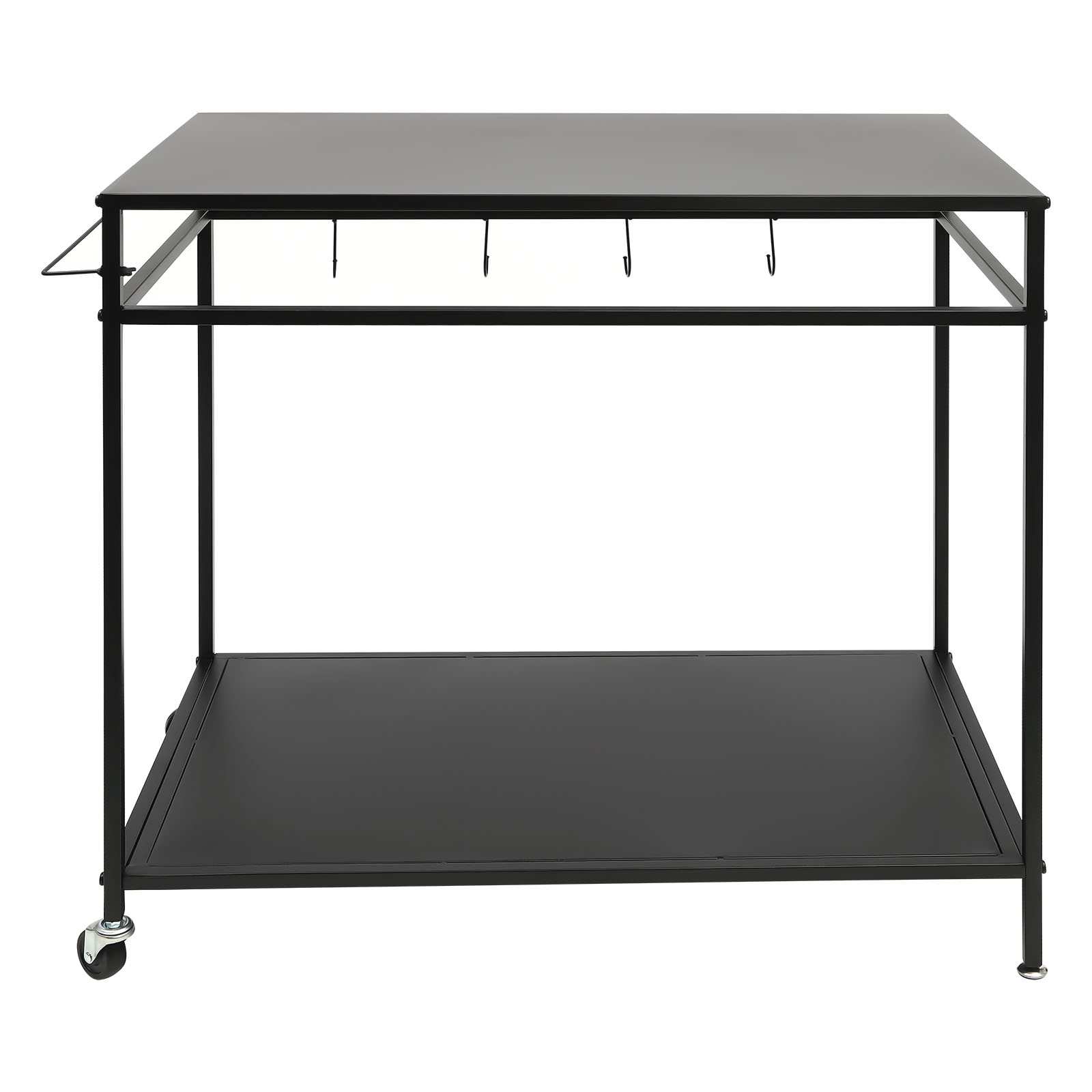 Commercial Kitchen Table - طاولة طهي متحركة بطبقتين للاستخدام الخارجي