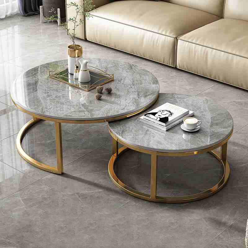 Commercial Kitchen Table - طاولة قهوة فاخرة من الرخام الاسكندنافي