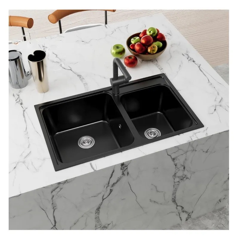 Commercial Kitchen Double Sink - حوض غسيل أطباق مزدوج من إس