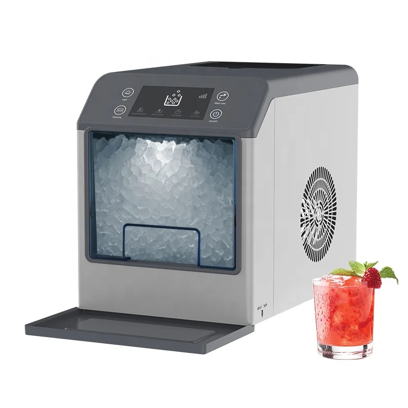 Commercial Kitchen Ice Machine - ماكينة صنع الثلج التجارية 33LBS/24H ماكينة