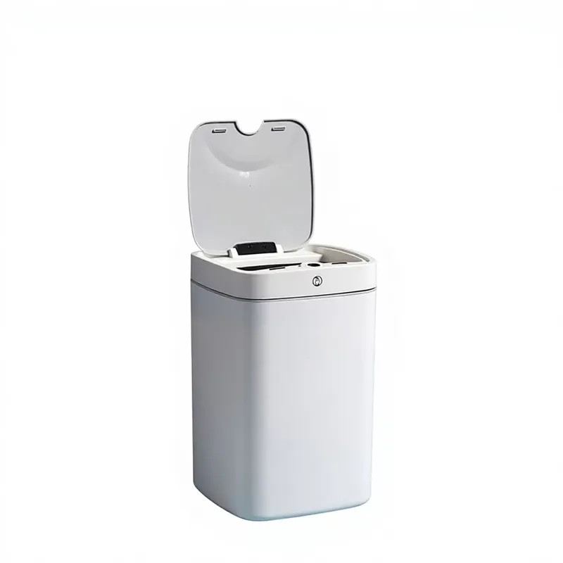Commercial Kitchen Garbage Can - سلة مهملات بلاستيكية ذكية مربعة الشكل