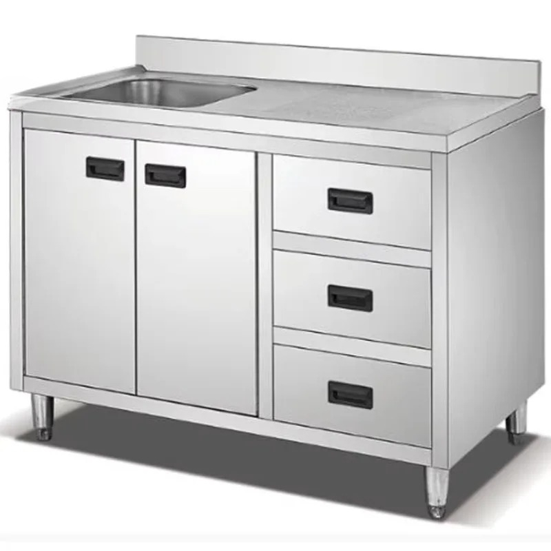 Commercial Kitchen Table - طاولة تخزين المطبخ للمطاعم شديدة التحمل،