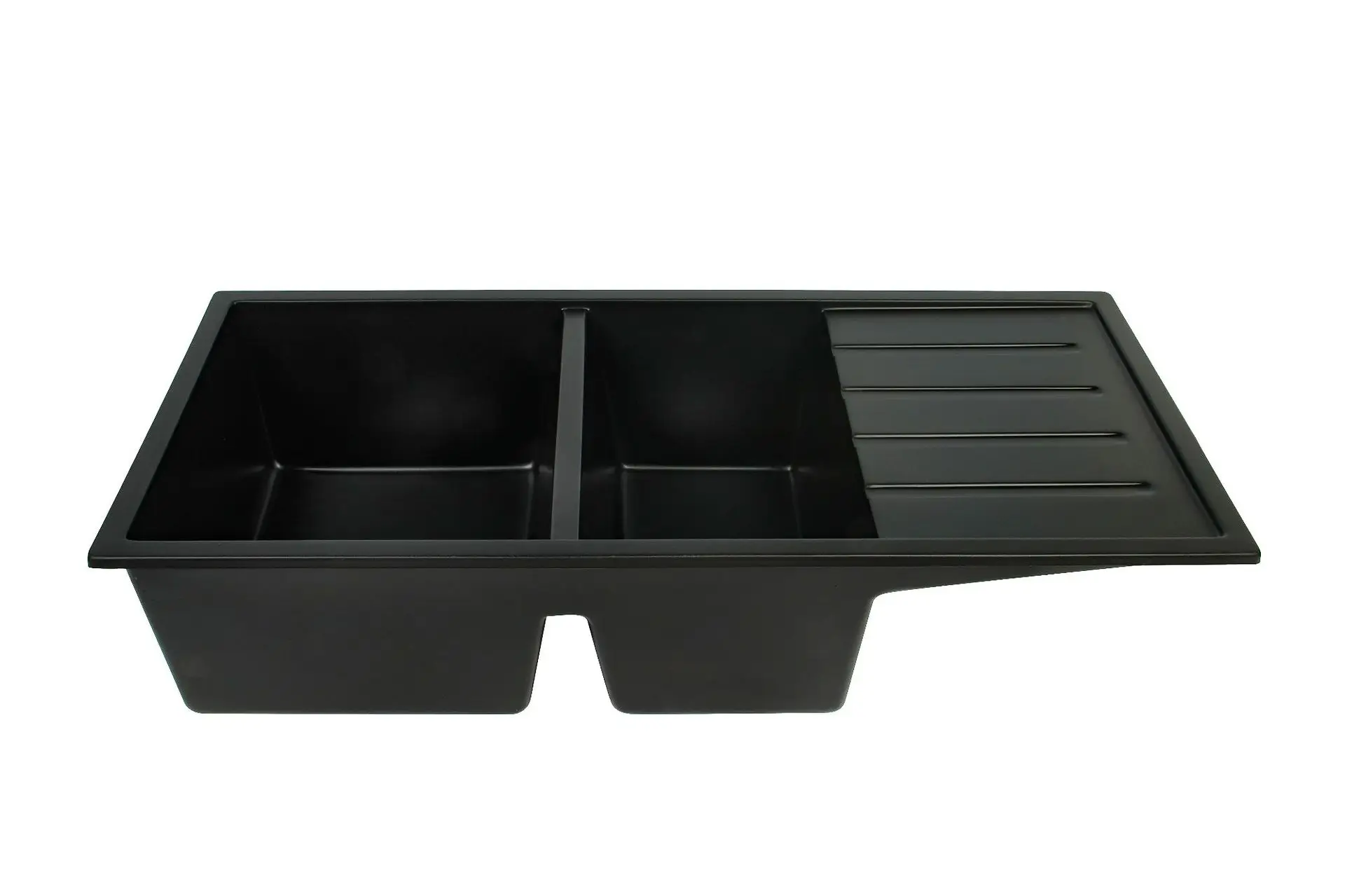 Y للبيع حوض مطبخ كوارتز أسود ت - مراجعة Commercial Kitchen Double Sink وسعره
