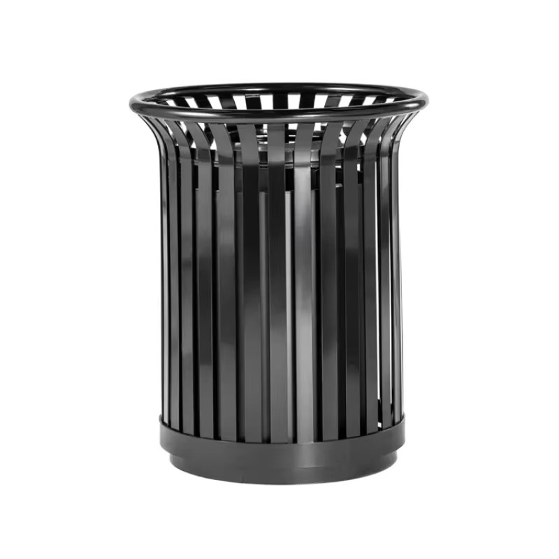 حاوية قمامة خارجية معدنية سودا - مراجعة Commercial Kitchen Garbage Can وسعره