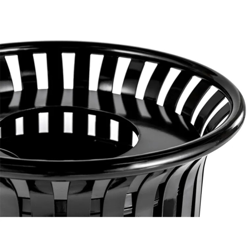 حاوية قمامة خارجية معدنية سودا - مراجعة Commercial Kitchen Garbage Can وسعره