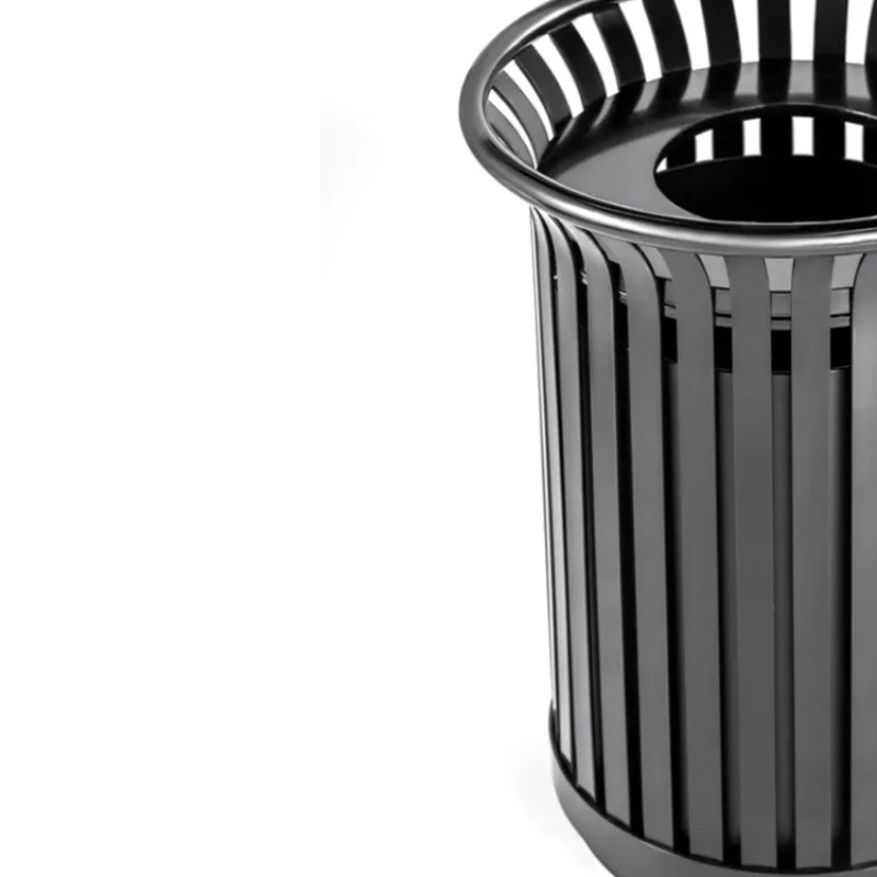حاوية قمامة خارجية معدنية سودا - مراجعة Commercial Kitchen Garbage Can وسعره