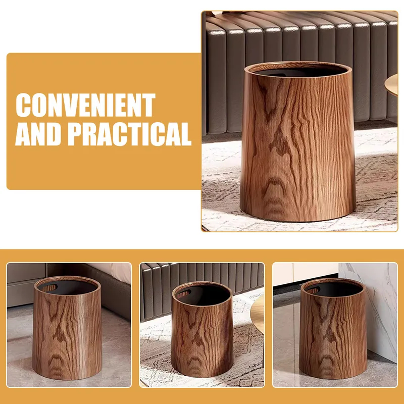 سلة مهملات متينة بتصميم خشبي م - مراجعة Commercial Kitchen Garbage Can وسعره