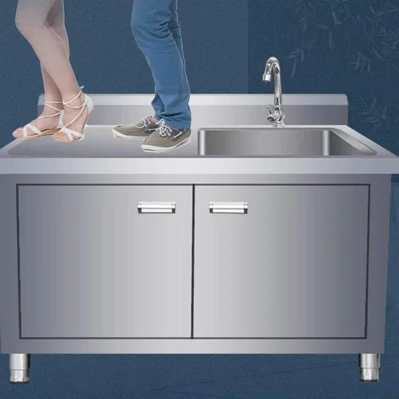 أحواض المطبخ المعدنية التجارية - مراجعة Commercial Kitchen Double Sink وسعره