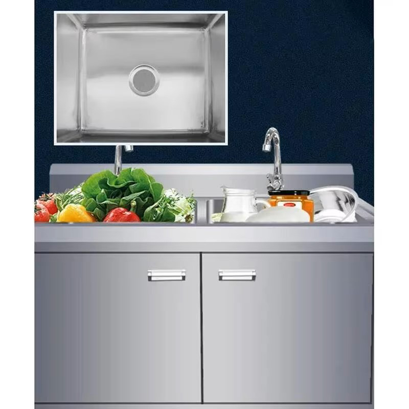أحواض المطبخ المعدنية التجارية - مراجعة Commercial Kitchen Double Sink وسعره