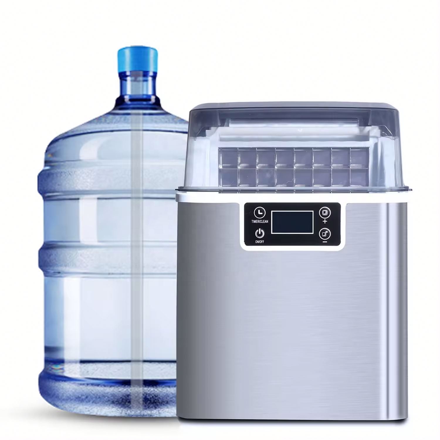ماكينة صنع الثلج الاحترافية ال - مراجعة Commercial Kitchen Ice Machine وسعره