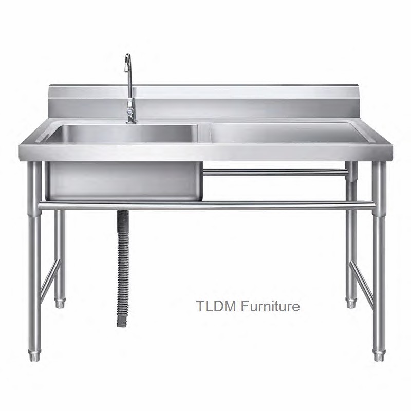 أحواض المطبخ الخارجية التجارية - مراجعة Commercial Kitchen Double Sink وسعره