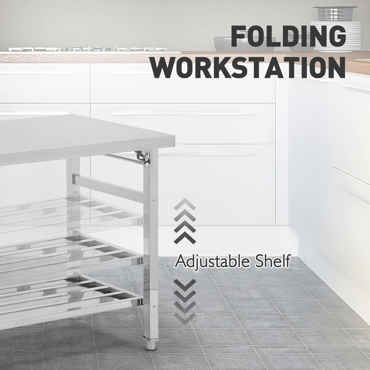 طاولة تحضير قابلة للطي من الفو - مراجعة Commercial Kitchen Table وسعره