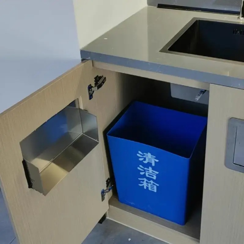 304 الفولاذ المقاوم للصدأ الجا - مراجعة Commercial Kitchen Garbage Can وسعره