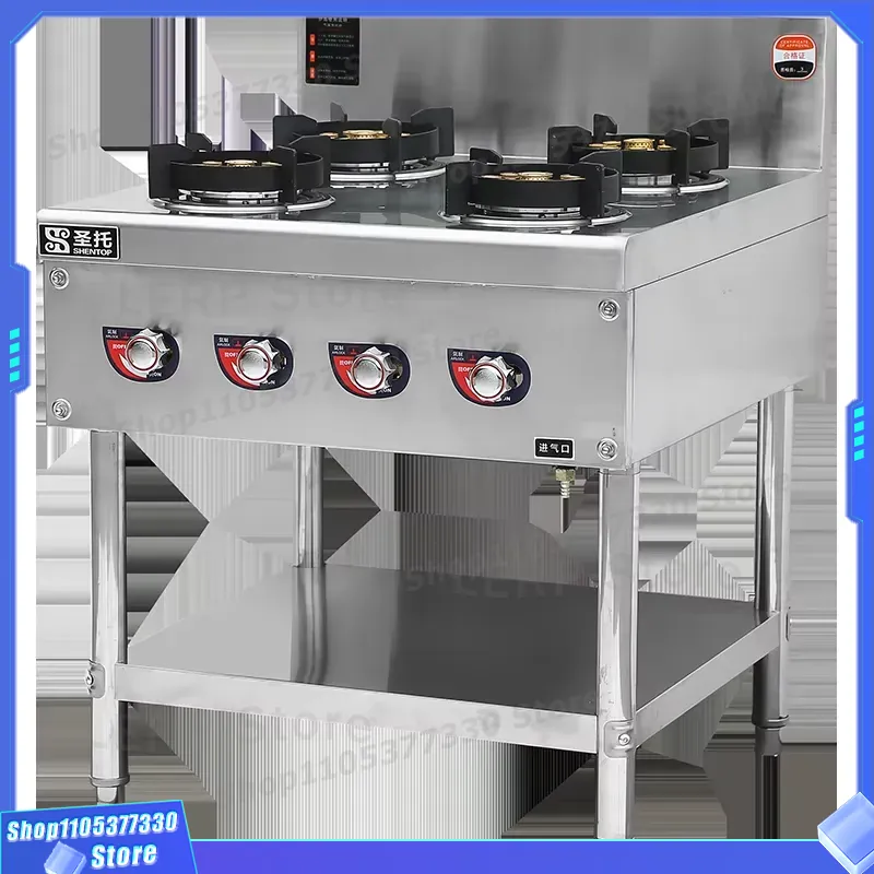 موقد غاز تجاري بـ 6 شعلات للمط - مراجعة Commercial Kitchen Stove وسعره