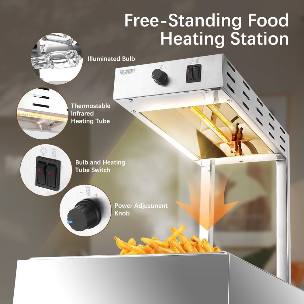 الفرنسية فراي دفئا، الحرارة ال - مراجعة Commercial Kitchen Accessories وسعره