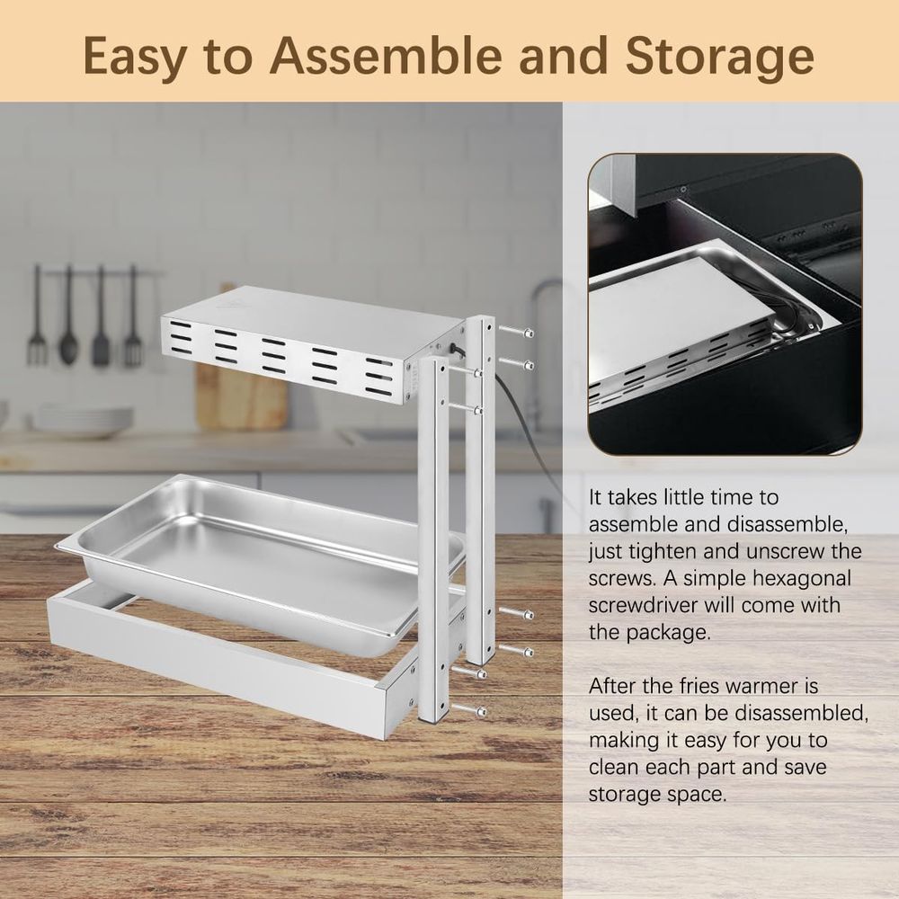 الفرنسية فراي دفئا، الحرارة ال - مراجعة Commercial Kitchen Accessories وسعره