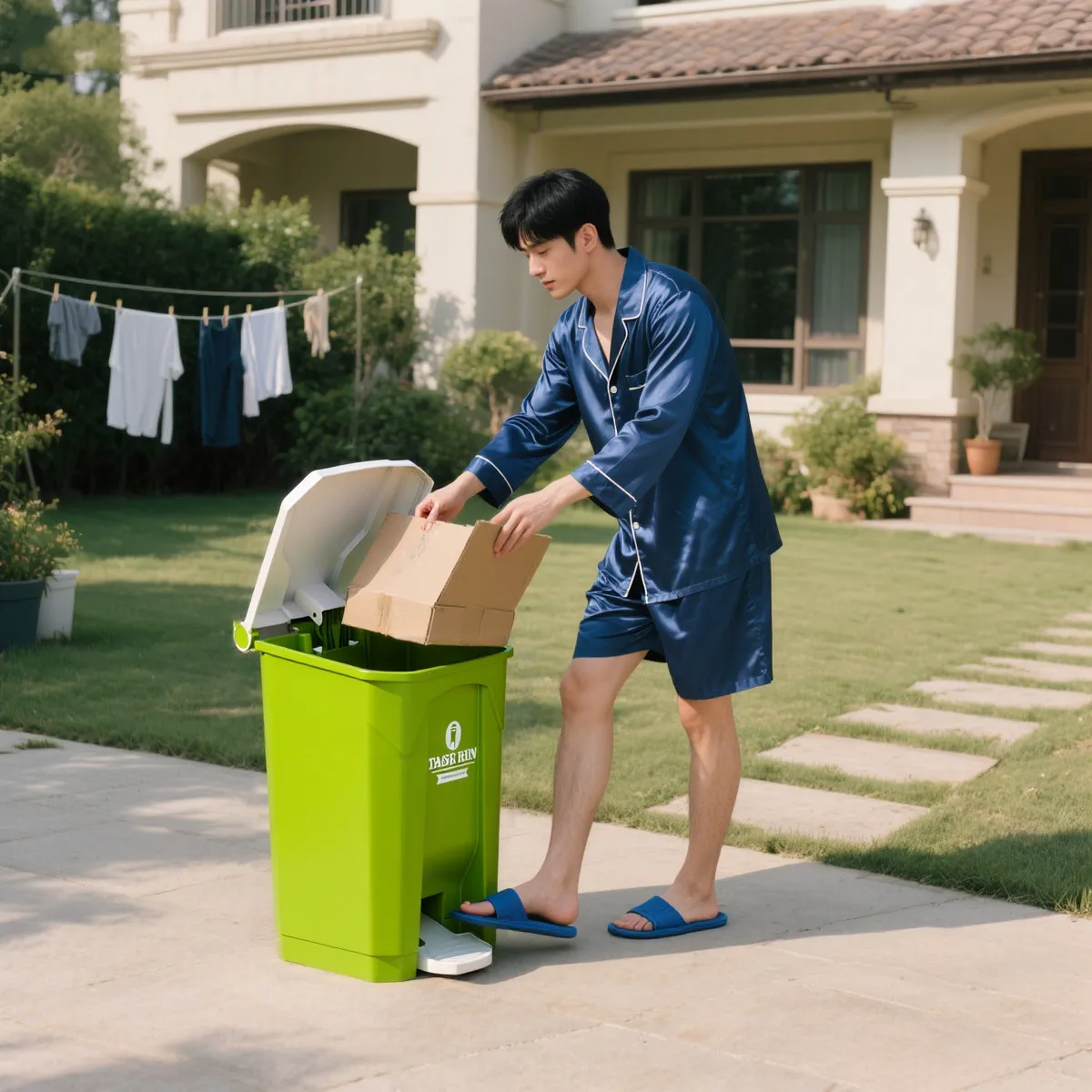 سلة مهملات خارجية كبيرة، حاوية - مراجعة Commercial Kitchen Garbage Can وسعره