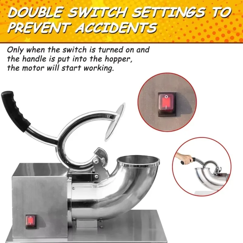 أحدث آلة تكسير الثلج شبه الأوت - مراجعة Commercial Kitchen Ice Machine وسعره